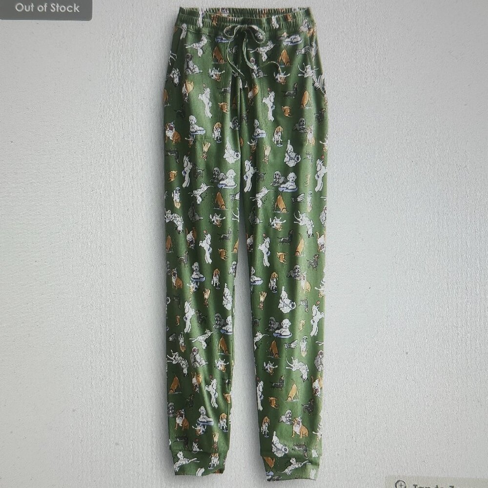 VERA BRADLEY DOG PARK PAJAMA PANTS:NWT  EXTRA LARGE